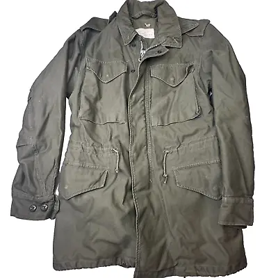 US Army M51 Jacket Mens X-Small Field Coat Olive Green OG107 M-1951 • $71.99