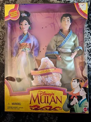 1997 Disney Mulan Hearts Of Honor & 1997 Disney Real Riding Mulan Khan Doll Gift • $65