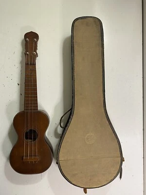 $800 • Buy Early Vintage Washburn Model 1915 Ukulele With Case