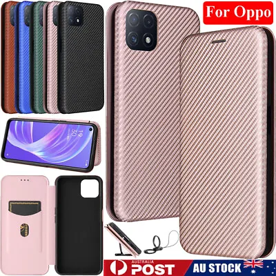 For OPPO Reno 11F 5G A38 A58 4G A78 A79 A98 Magnetic Card Slot Case Wallet Cover • $14.99
