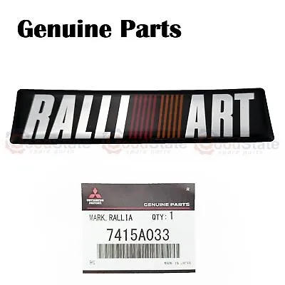 GENUINE Mitsubishi Colt Ralliart RG 2004-2011 Boot Trunk Emblem Badge Ralliart • $26