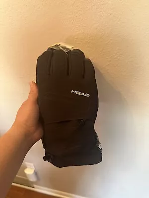 Head Men's Dupont Sorona Insulated SKI Glove W Pocket Black Size XL • $20