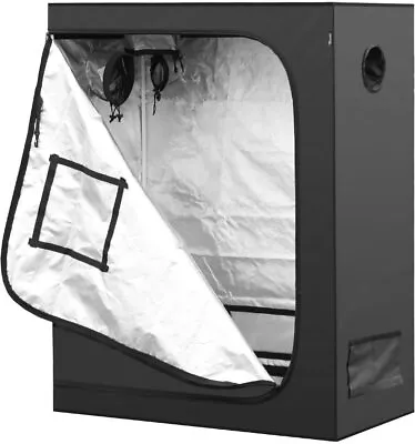 IPower Mylar Hydroponic Water-Resistant Grow Tent W/Window& Removable Floor Tray • $68.99