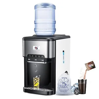 Water Cooler Dispenser Built-in Ice Maker Countertop3-in-1 Portable Ice Machine • $413.40