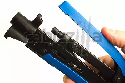Coax Crimping Tool RG59 RG6 RG11 Cable F Type Connector Compression Hand Crmper • $15.45