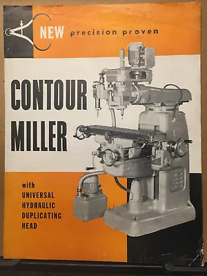Vtg Aaron Machinery Co Trade Catalog Contour Miller Milling Machine • $12.98