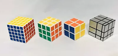 Brain Teaser Magic Cube Puzzles Set/4 Pieces White • $25.95