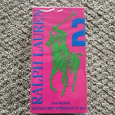 Polo Big Pony #2 By Ralph Lauren 3.4 Oz EDT Perfume For Women New In Box • $35