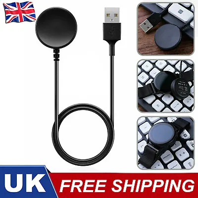 Wireless USB Cable Charger Dock For Samsung Galaxy Watch 6/5/5Pro/4/3/Active 1/2 • £5.95