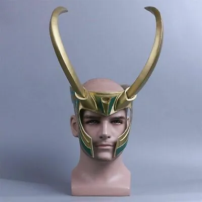 Cosplay Thor Ragnarok Loki Laufeyson Helmet Halloween Avengers 4 Superhero Mask • $49.50