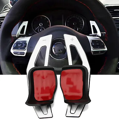 2x Aluminum Steering Wheel Paddle Extension For VW Golf GTI Jetta MK5 MK6 • $22.99