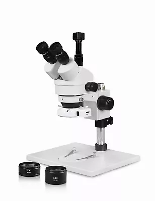 Vision  3.5X-90X Trinocular Zoom Stereo Microscope With 5MP WiFi Camera • $540.60