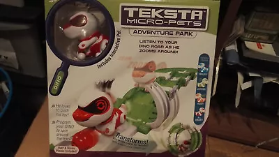 Teksta Micro Pets Adventure Park With Interactive Dino - New • £15.99