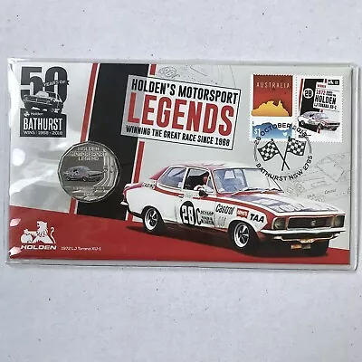 2018 Holden's Motorsport Legends 1972 LJ Torana XU-1 PNC With Coloured 50c Coin • $35.99