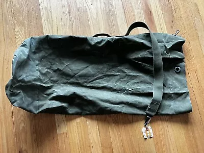 Vintage 1960s Military Army Canvas Duffle Bag Laundry Duffle Clothes Travel • $19.99