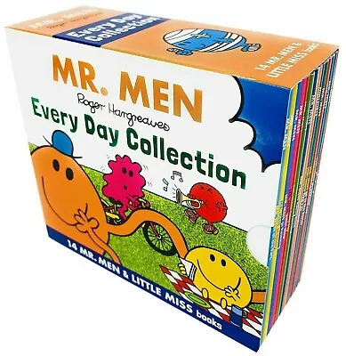 £15.29 • Buy Children's Mr Men And Little Miss Everyday Collection 14 Books Slipcase Set