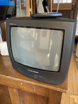 Philips Magnavox Smart  Series 13pr15 C121  Color TV CRT Gaming W/ Remote  13” • $95