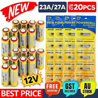 23A 21/23 A23 23A 23GA 12V Alkaline Battery For Garage Car Remote Alarm 27A MN27 • $4.45