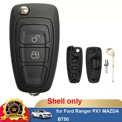 $11.90 • Buy For Ford Ranger PX1 MAZDA BT50 REMOTE FLIP KEY BLANK SHELL Fob 2Buttons 