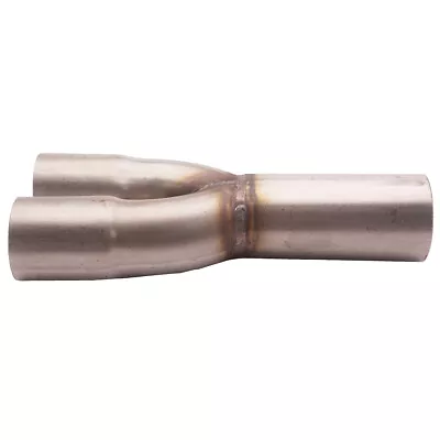 2-1 SS 304 Exhaust Merge Collector Dual 1.5  ID Inlet Single 1.75  OD Outlet USA • $25.99