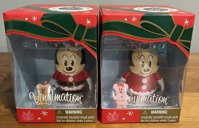 Disney Vinylmation Tokyo Disneyland Christmas 2013 Mickey & Minnie Mouse • $180