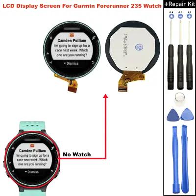 For Garmin 010-03717-6A Forerunner 235 Wrist Clock LCD Display Screen Repair BN • $32.11
