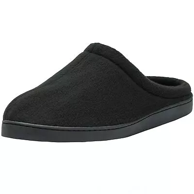 Alpine Swiss Mens Memory Foam Fleece Clog Slippers Wide Warm Slip On House Shoes • $24.99