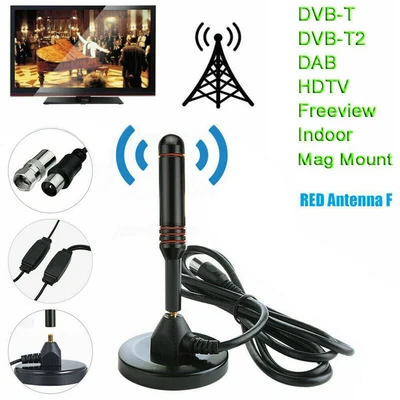 £16.95 • Buy Truck Boat Campervan Gain 22db Digital Freeview Antenna DVB-T TV Aerial Car NEW