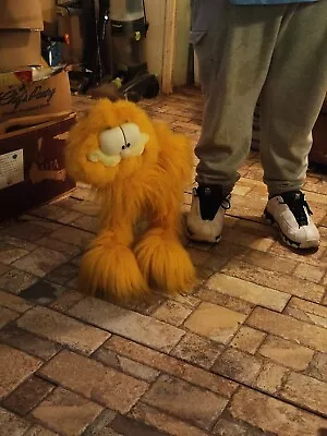 Vintage 1980s Garfield Plush Creations Marionette String Puppet 28  • $30