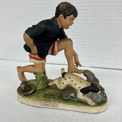 Norman Rockwell Figurine  Runaway Pants  Dave Grossman 1983 RCC-3   5 1/4  • $12.49