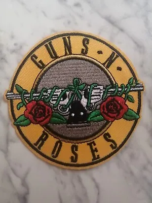 £2.45 • Buy Guns And Roses Band Sew On / Iron On Embroidered Patch 😈