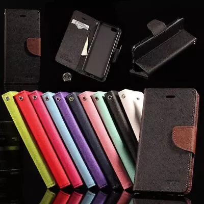 TPU Wallet Credit Card Case Cover Stand For Samsung Galaxy S4 S5 S6 S7 Nonoem • $4.82