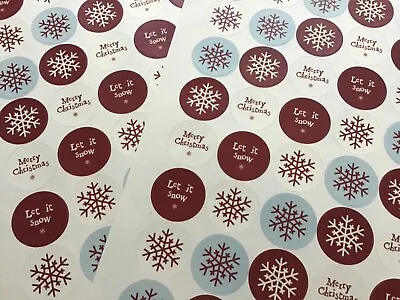 East Of India CHRISTMAS Round STICKER SHEET (35)  - Gifts - Scrapbooking • £1.25