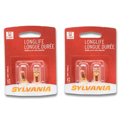 Sylvania Long Life - Two 2 Packs - 2827LL Light Bulb Side Marker Parking Gr • $11.18