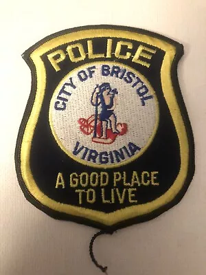 Virginia  Police  -   Bristol   Police VA  Police Patch • $1