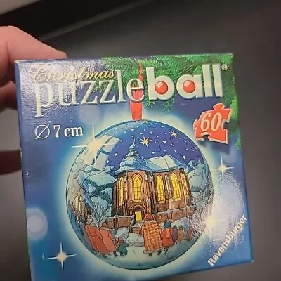 Ravensburger 3D Christmas CAROLERS Puzzle Ball Ornament 60 Pieces 2006 COMPLETE  • $10