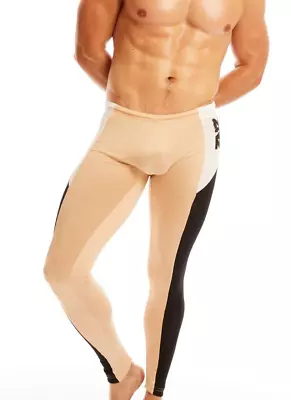 N2N Bodywear Men's Galaxy Sport Tight Size XL Nude Beige - NWT Gym Swim Active • $87.19