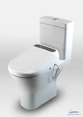 Washloo Finesse DR Smart Toilet Bidet Seat And RAK Resort Maxi Toilet Combo • £1376