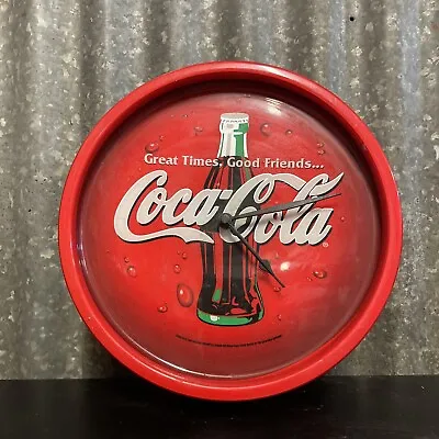 Coca Cola Coke Genuine Vintage Light Up Electric Clock Milk Bar (Needs Repair) • $139