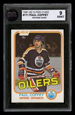 1981 O-pee-chee 111 Paul Coffey Ksa 9 Great Value 100% Original Rough Cut Hof Rc • $250