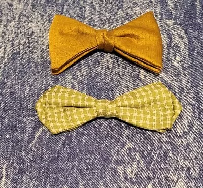 Vintage Ormond Clip On Bow Tie 70s Lot Of 2 • $19.95