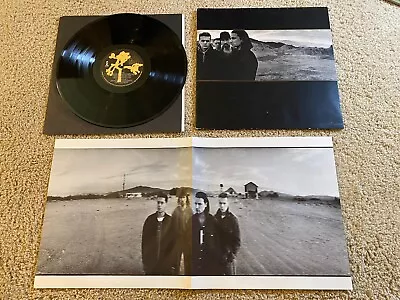 U2 The Joshua Tree LP Island Records 90581-1 1987 Vinyl Record W/ Poster Vintage • $55