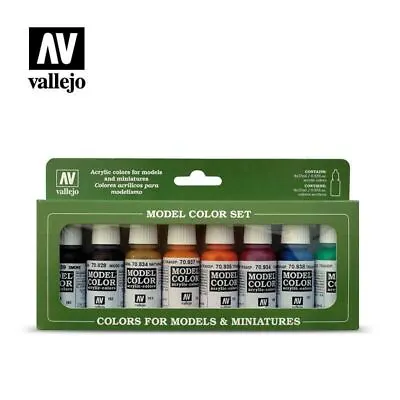 Model Color Acrylic Paint Set - Transparent Colours (x8) Vallejo 70136 • £27.99