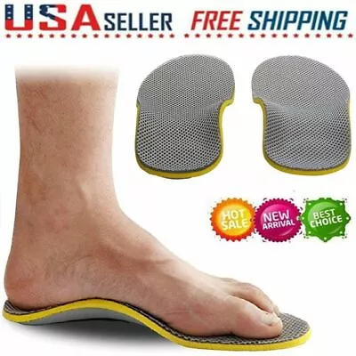 Flat Feet Foot High Arch Gel Support Inserts Pad Foot Care Orthotic Shoe Insoles • $7.26