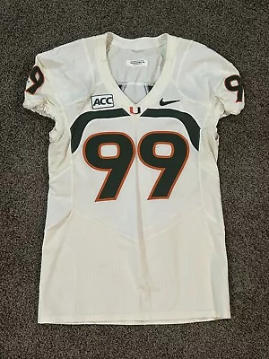 NCAA Miami Hurricanes Game Used Worn Issued Jersey Purchased Directly From Team • $149.99