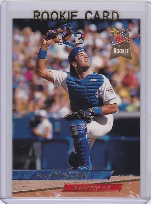 MIKE PIAZZA ROOKIE CARD 1993 Fleer Ultra DODGERS RC Baseball New York Mets HOF! • $0.99