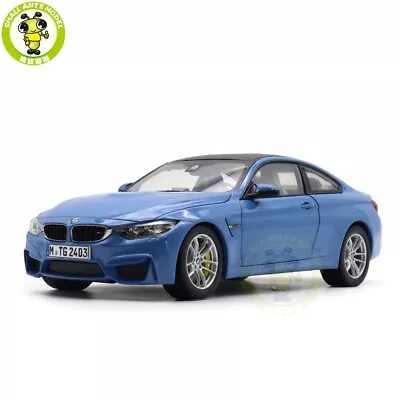 1/18 Paragon BMW M4 F82 2014 Blue Diecast Model Car Toys Gifts For Friends • $84.92