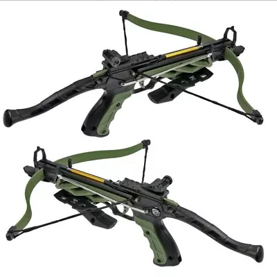 80lb Self Cocking Pistol CrossBow With Forearm Grip Olive With Its New Look ... • $49.99