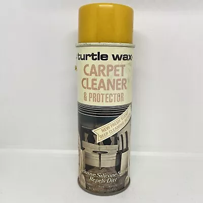 Vintage! NEW 1983 Turtle Wax Velour Upholstery Cleaner + Protector 14oz Can Nos • $16.16