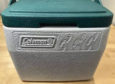 Vintage Green Top 5272 Coleman Cooler Personal 8 Work Travel Lunch Trip Food • $16.06